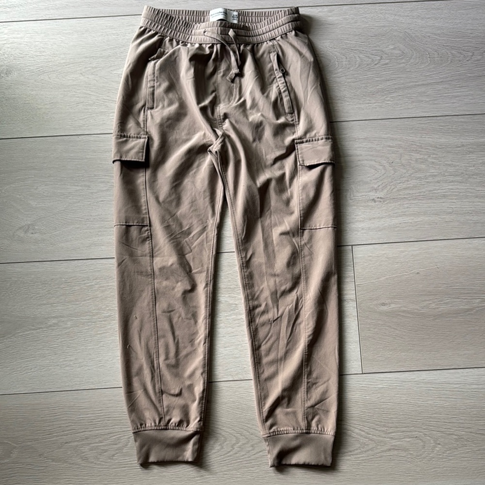 Abercrombie Kids Brown Cargo Jogger Pants